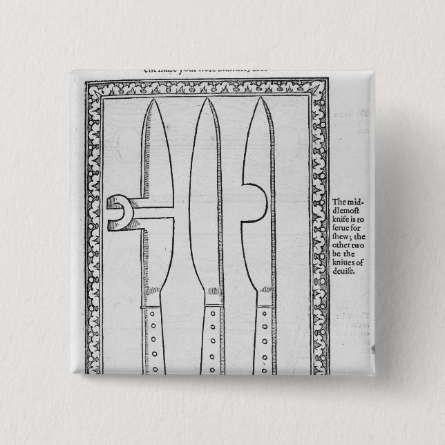 Ett knivartrick knapp (Framsida)