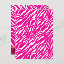 Ett komplicerat blommönster i rosa och vita, konst vykort