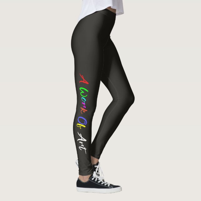 "Ett konstverk" Leggings (Höger)