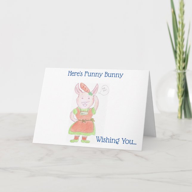 Ett kort för barn i matsalen (Framsida)