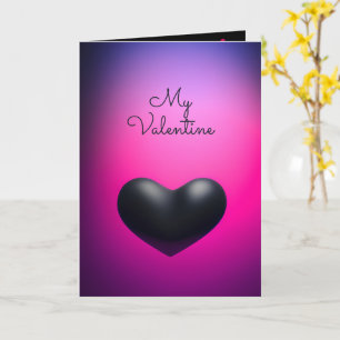 Ett kort för foto-Valentine-Elegant med enkelt sva