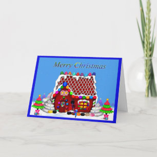 Ett kort för god julpepparkakahus