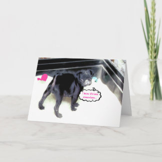Ett kort för hälsning av Sandy Puppy Alla hjärtans