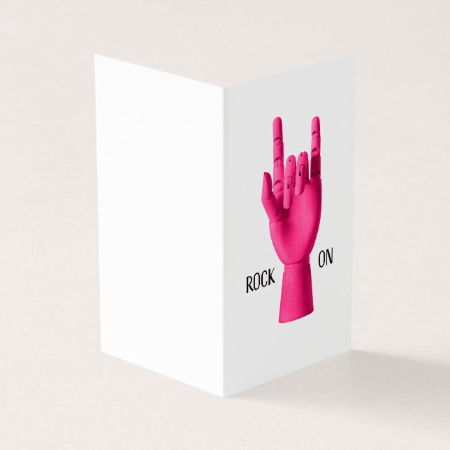 Ett kort för roligt för rocker i ditt liv (Utsida)
