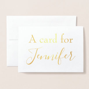 Ett kort till en nära och kära