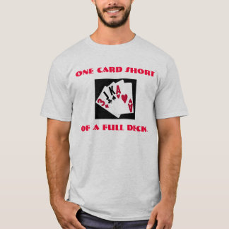 Ett kortkort av ett fullt däck t shirt