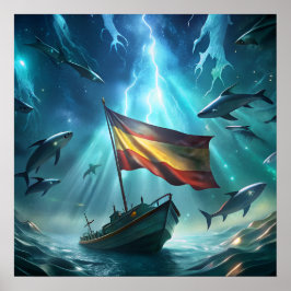 Ett kreativ bild för din poster spanska