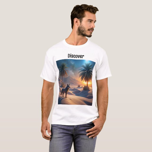 Ett kreativ t-shirt för vild-upptäckt (Hel framsida)