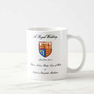 Ett kungligt bröllop kaffemugg