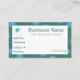 Ett kvinnligt Affärskort för flödesformgivare Rabattkort