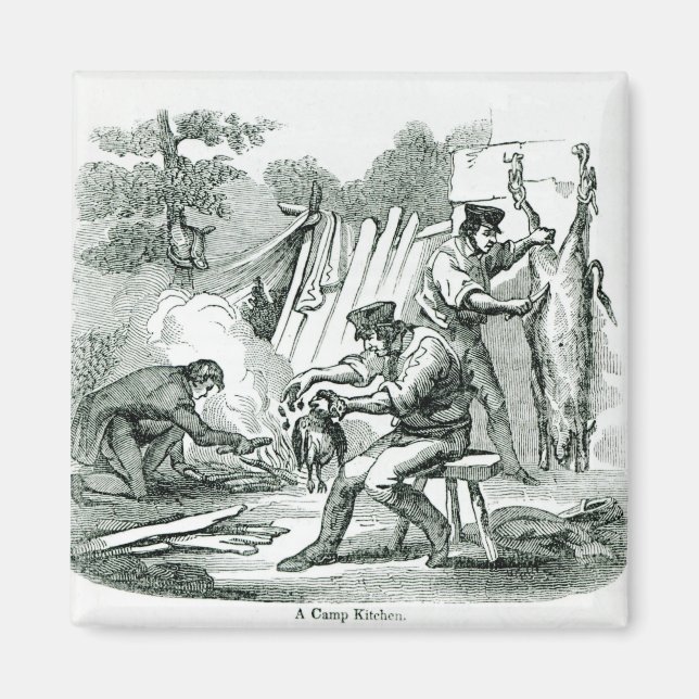 Ett läger, 1856 magnet (Framsidan)