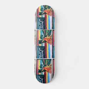 ETT LAND MINI SKATEBOARD BRÄDA 18,5 CM
