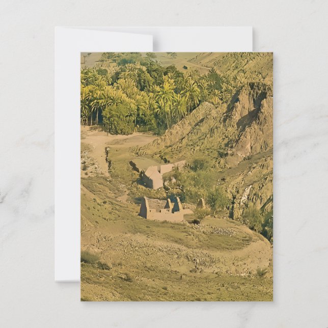 Ett landsbygdslandskap julkort (Framsida)