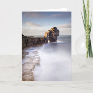 Ett lång tidanseende på predikstolsten helgkort