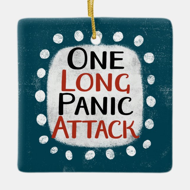 Ett långt Panic-anfall för ornament (Framsida)