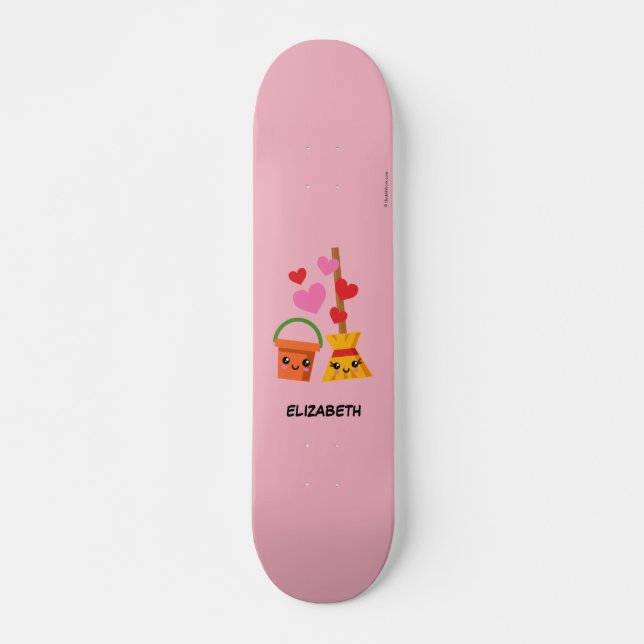 Ett långvarigt Kärlek Mini Skateboard Bräda 18,5 Cm (Framsida)