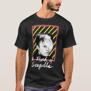 Ett lås av Fiskmåsar - 80-talets Rand T-Shirt