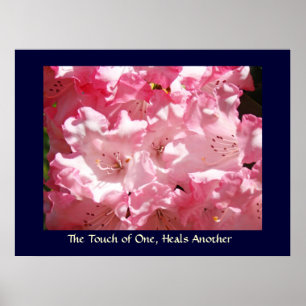 Ett, läs en annan konst skriver ut Rosa Rhodies Poster