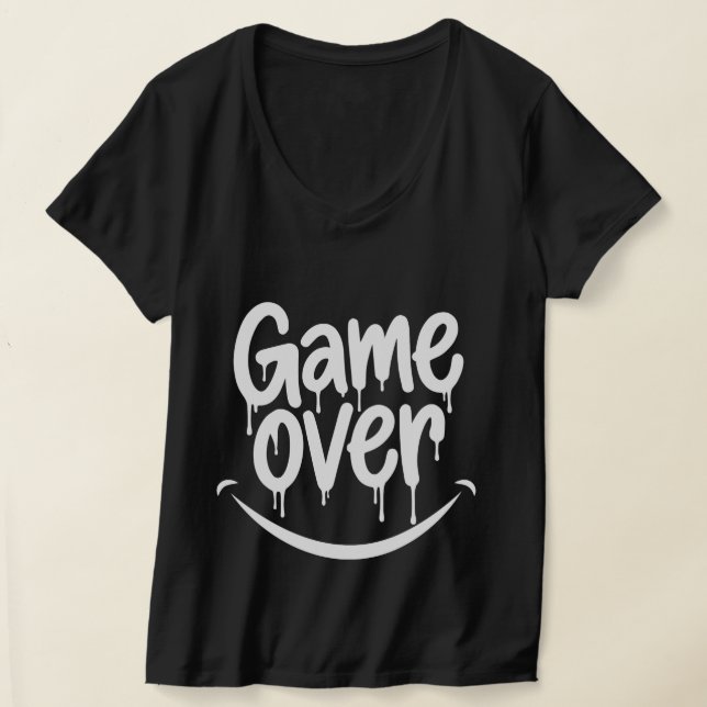 Ett leende, spelet är över. t shirt (Laydown)