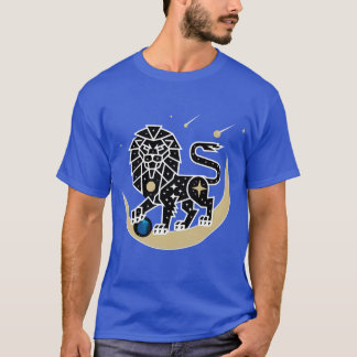 Ett Lejont Pride mellan stjärnor T Shirt