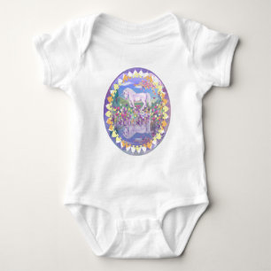 Ett lila paradis, baby kroppsdräkt t shirt