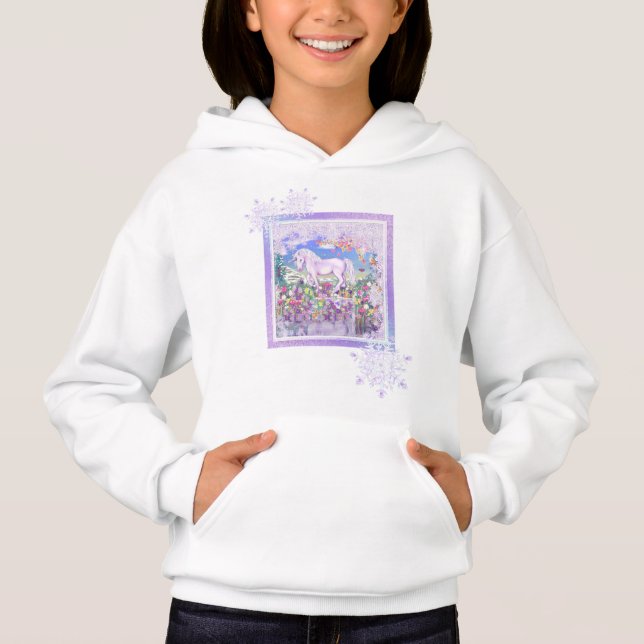 ett lila paradis & snö t shirt (Framsida)
