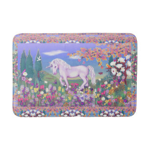 Ett lila paradiset Bath Mat Badrumsmatta