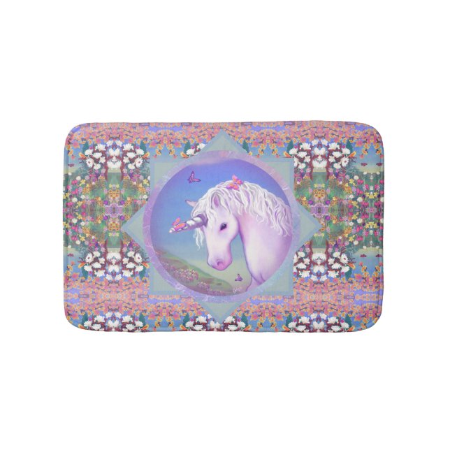 Ett lila paradiset Bath Mat Badrumsmatta (Framsidan)