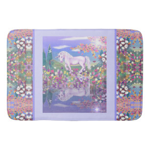 Ett lila paradiset Bath Mat Badrumsmatta