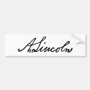 Ett Lincoln häfte Bildekal