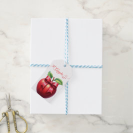 Ett litet äpple är på väg | Höst Baby Shower Presentetikett