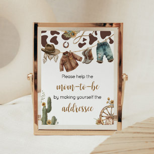 Ett litet babybabyskuvert Station Poster