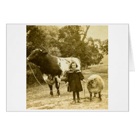 Ett litet barn ska leda dem hälsningskort