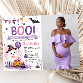 Ett litet Boo är på väg Baby Shower Foto Inbjudningar