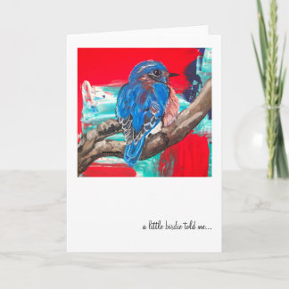 Ett litet födelsekort kort