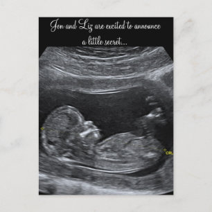 Ett litet hemligt ~ Gravid-meddelande Meddelande Vykort
