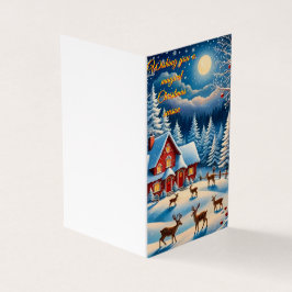 Ett litet julkort kort