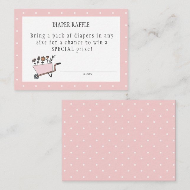 Ett litet kort för jodrosblommor (Fram/baksida)