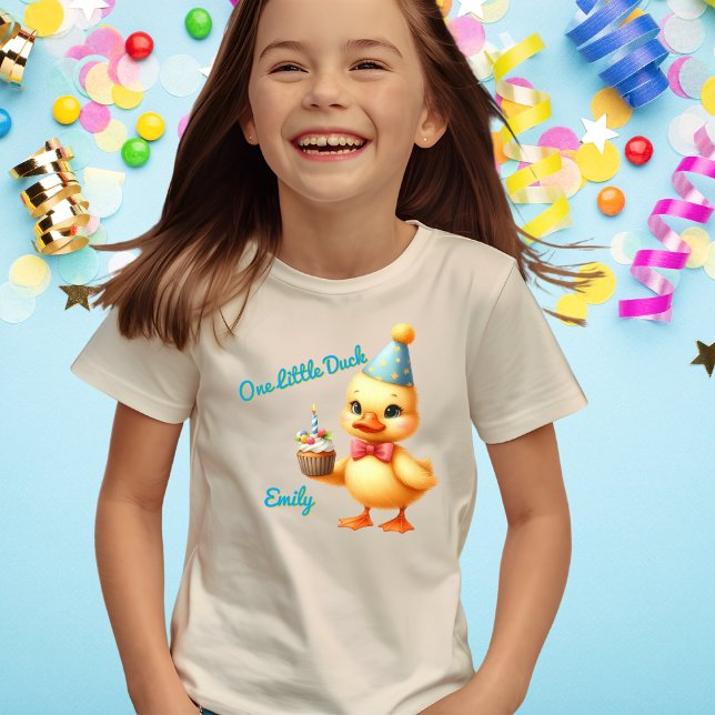 Ett litet litet Anka Cute Birthday Gift T Shirt (Skapare uppladdad)