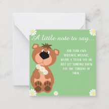 Ett litet meddelande om att du tycker att du är re