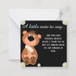 Ett litet meddelande om att du tycker att du är re