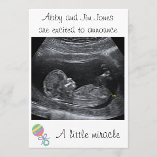 Ett litet Miracle ~ Gravid-meddelande Meddelande