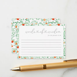 Ett litet, modernt babyvykort rådkort