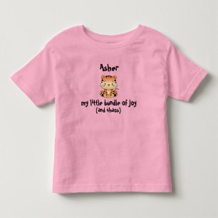 Ett litet paket av Joy Playful Tiger Småbarn T-Shi T Shirt