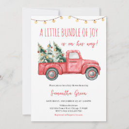 Ett litet paket med Joy Baby Shower Inbjudningar