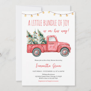 Ett litet paket med Joy Baby Shower Inbjudningar