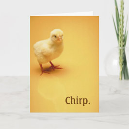 Ett litet Påsk-kort för Chick Helgkort