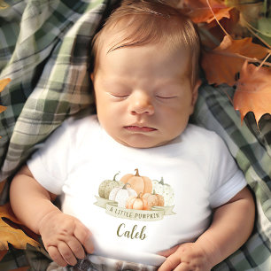 Ett litet Pumpkin Fall Pojke-eget namn T Shirt