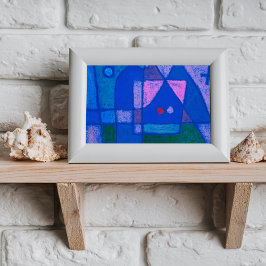 Ett litet rum i Venedig av Paul Klee, Abstrakt Art Fototryck