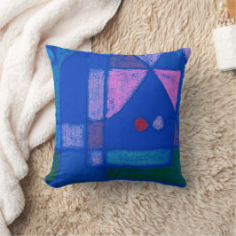 Ett litet rum i Venedig av Paul Klee, Abstrakt Art Kudde